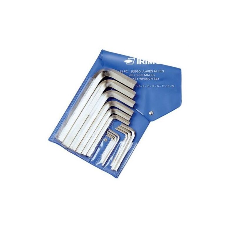 Jeu De 10 Clés Allen Métriques à Poignée En T