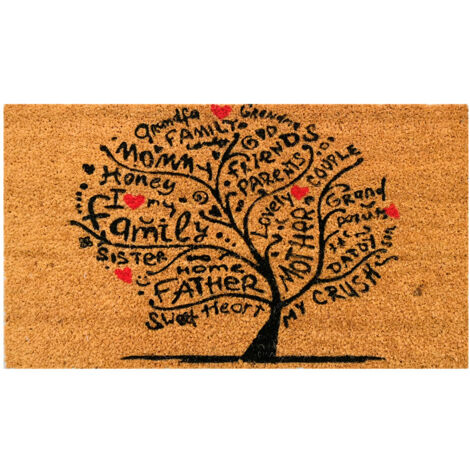 PAILLASSON COCO ARBOL VIDA 40x70CM
