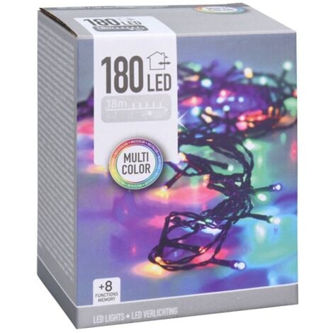 Micro-guirlande LED multicolore 180 lampes