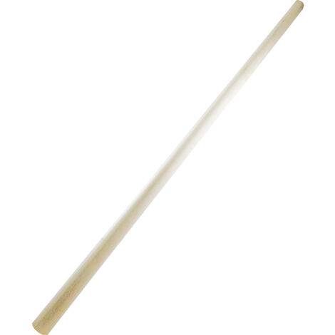 Manche Carré En Bois Verni Pour Houe – 127 Cm, Ergonomique Et Robuste