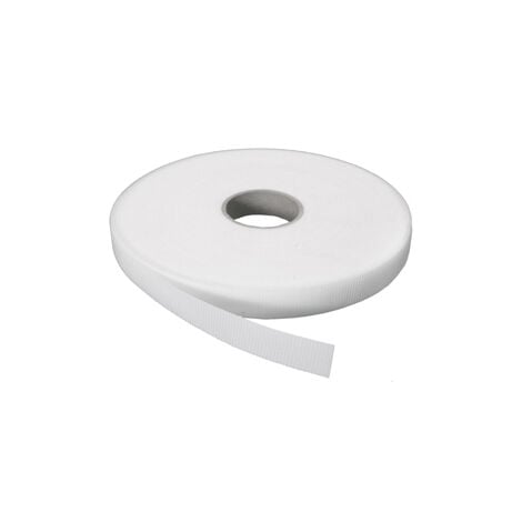 Velcro adhésif en nylon rond de 1000 PCS 20mm (Blanc)
