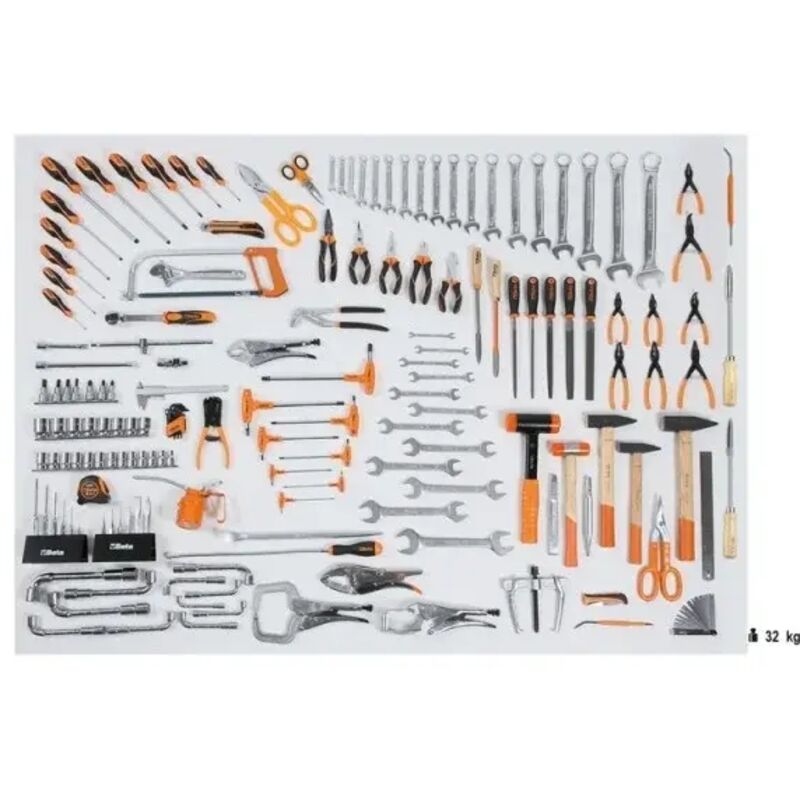 Coffret Complet 162 Outils Beta AB162 – Rangés En Plateaux Thermoformés