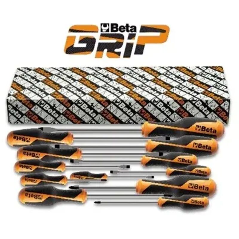 Coffret de tournevis Beta Tools tournevis 1263/D10 en acier 10 pcs