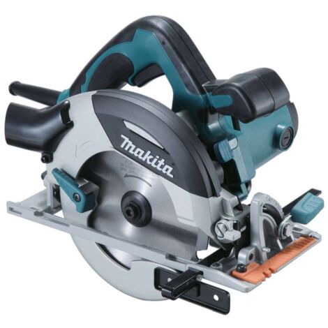 Makita – Scie circulaire 1100 W Ø 165 mm – Frein électrique – Éclairage LED – Poignée ergonomique – Pour bois dur – HS6101J (1/9)