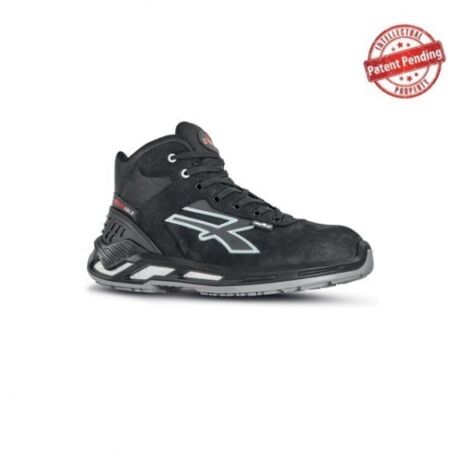 U-Power – Chaussures de sécurité montantes S3 SRC CI ESD 43 – Cuir nubuck hydrofuge – Semelle PU et Infinergy pour adhérence optimale