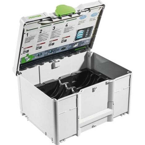 Festool – Coffret Systainer 3 SYS-STF D 150 – Malette de rangement 10 compartiments – Dimensions 396x296x237mm – 576843 (1/5)