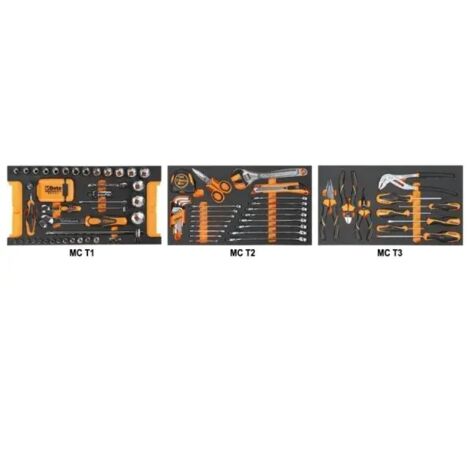 Beta 5904VU/3T Assortiment d'outils universels en thermoformé rigide