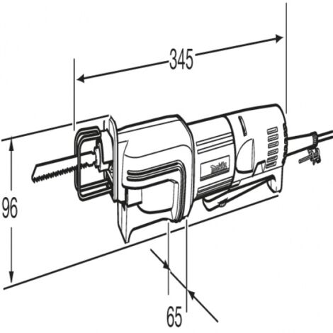 Makita JR1000FTK Scie droite