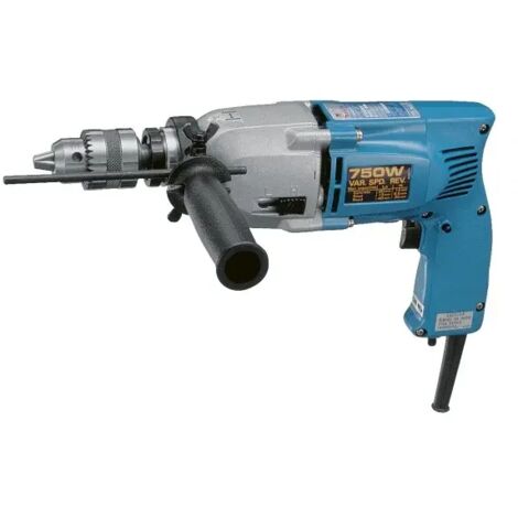 Makita – Perceuse à percussion 750W – Vitesse variable 0-2300 tr/min – Mandrin 13mm – Pour béton, bois et métal – Malette de transport incluse - HP2010N (1/2)