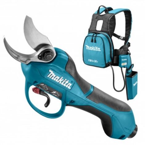 Makita – Sécateur électrique 36V DUP361Z – Diamètre de coupe 33 mm – Moteur XPT pour protection contre l'humidité – 71 000 coupes par charge