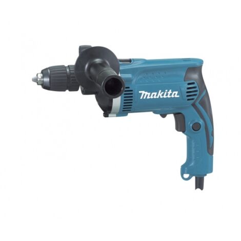 Makita – Perceuse à percussion 710W pour béton, métal, bois – Mandrin sans clé 1,5-13mm – Poignée latérale incluse – HP1631