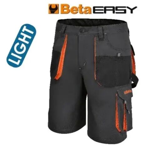 Short De Travail Beta - Taille XXL - Gris - 65% Polyester, 35% Coton - Modèle 7860E