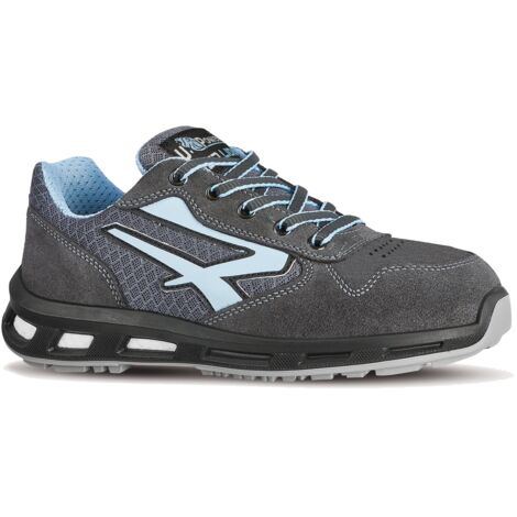 U-Power – Chaussures de sécurité basses S1P SRC ESD – Pointure 42 – Tige en nylon et daim – Semelle antidérapante PU – Embout aluminium AirToe® (1/4)