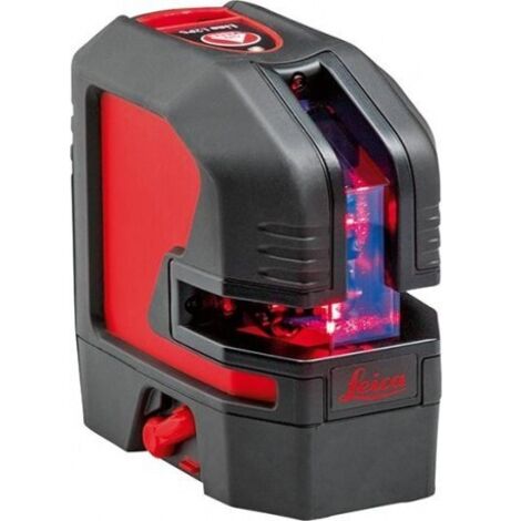 Leica Lino L2P5 Niveau à bulle laser à points et lignes rouges 25 m