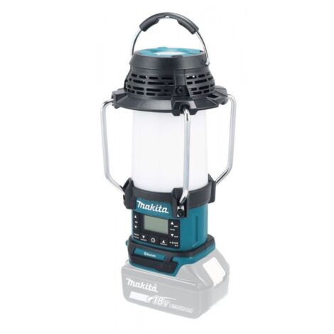 Makita – Radio de chantier avec torche DMR057 – Alimentation 18V – Bluetooth – IP64 pour chantiers humides – Fonction mémoire 9 stations