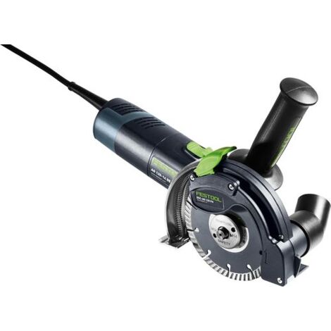 Festool – Meuleuse 1400 W avec disque diamanté 125 mm – Capot d'aspiration pour découpe précise – Poids léger 4,5 kg – Pour matériaux minéraux - AG 125 FH