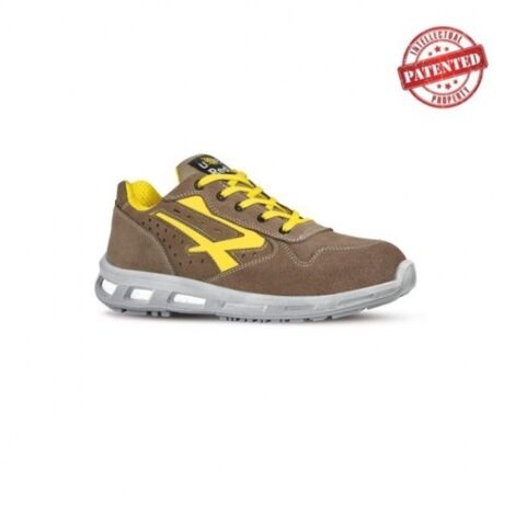 U-Power – Chaussures de sécurité basses S1P SRC ESD 43 – Tige cuir suédé – Semelle anti-crevaison – Confort prolongé en environnement sec
