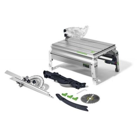 Festool – Scie semi-stationnaire PRECISIO CS 50 EBG-FLR – Ø de lame 190 mm – Puissance 1200 W – Hauteur de coupe 52 mm – Changement de lame rapide
