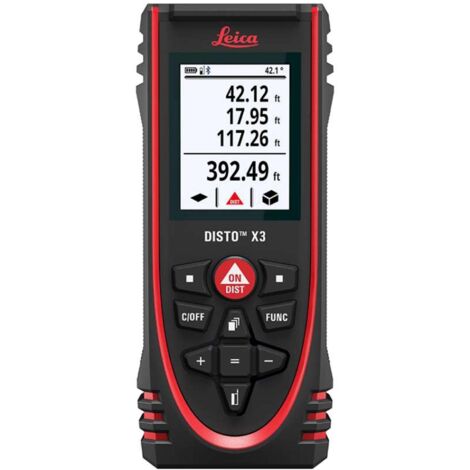 Télémètre laser Disto X3 150M – Précision ± 1 mm – Étanche IP65 – Résistant aux chutes jusqu'à 2m – Connectivité Bluetooth – Lutz Blades