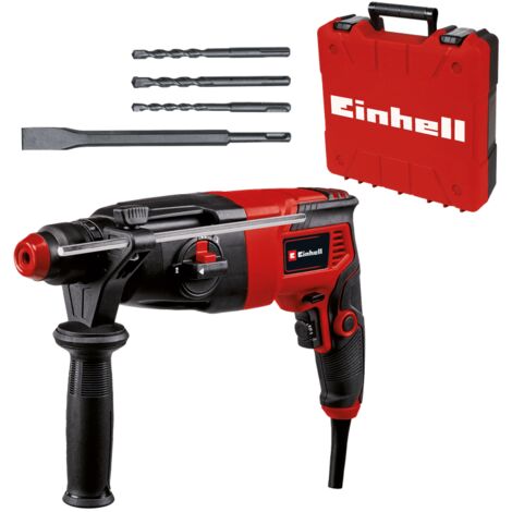 Einhell Marteau Perforateur TC-RH 620 4F Kit (620 W, 2.2 Joules, mécanisme de frappe pneumatique, perçage, perforage et burinage avec/sans fixation, SDS Plus) (1/5)