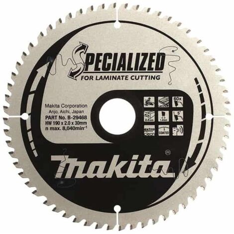 Makita B-33881 Lame spécialisée pour la coupe de MDF et de stratifiés 305x30 mm (1/3)
