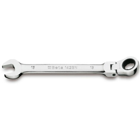 Clé combinée Beta à fourchette avec cliquet articulé 001420217