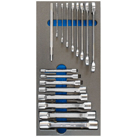 Fervi TM01/036 Moule souple thermoformé avec assortiment 17 Pcs. (1/2)