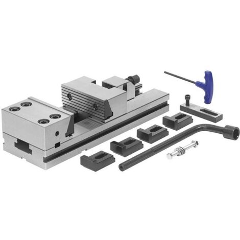 Etau de precision 150 mm en acier trempe et rectifie (1/4)