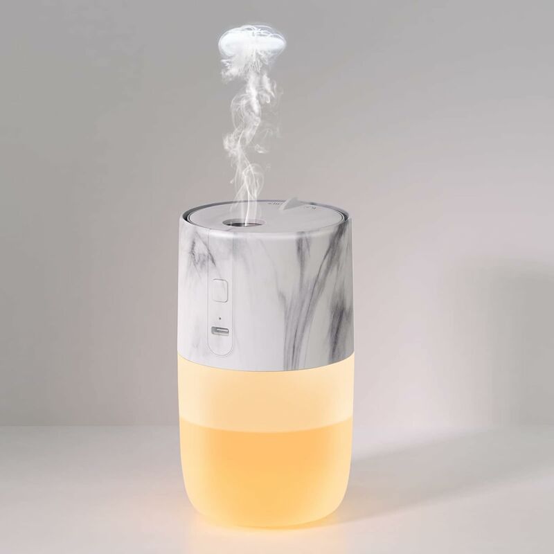 Mini-Luftbefeuchter, 300 ml, Ultraschall-Luftbefeuchter, Quallen