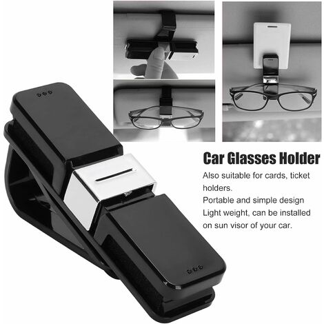 Brillenhalter für Auto-Sonnenblende, 2er-Pack