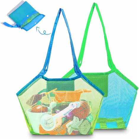 Netz-Sommertasche, faltbare Einkaufstasche, Nylon-transparente