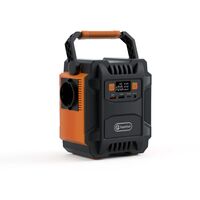 FlashFish Tragbares Kraftwerk, 200 W (Spitze 400 W), Stromversorgung, 172,8 Wh Lithium-Ionen-Akku mit 110 V AC-Steckdosen, DC-Anschlüssen, USB QC3.0, Solargenerator, Backup-Batterieleistung für Zuhaus