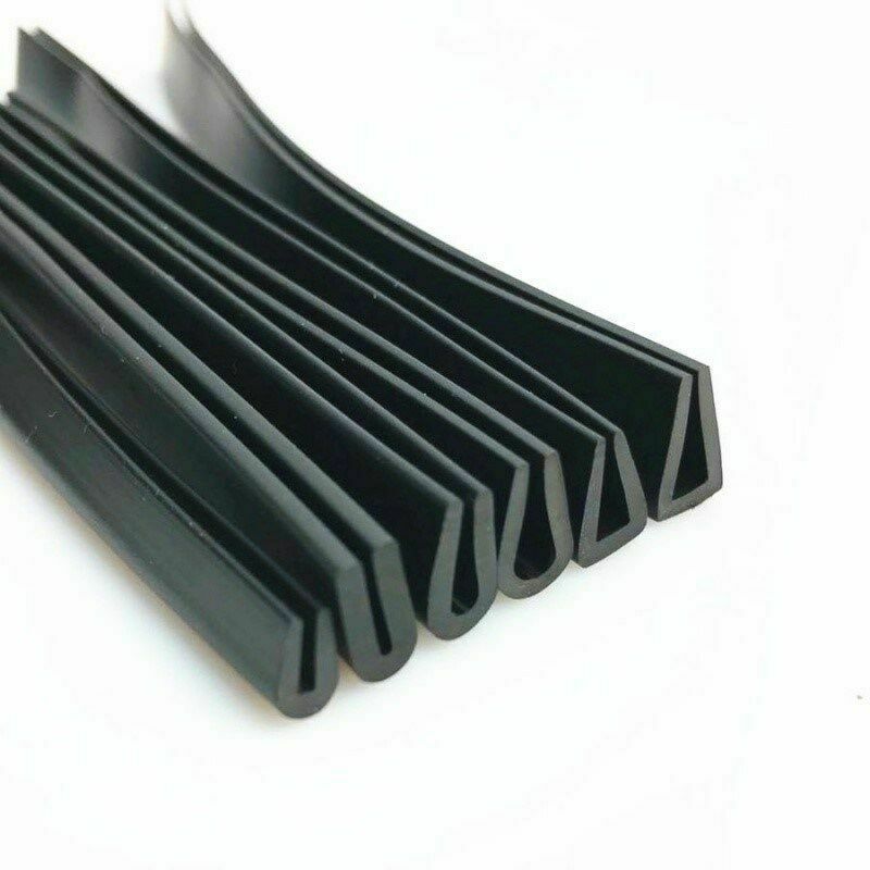 Profilé De Protection Bords WZERHO - 3,5m X 8mm - Caoutchouc EPDM Autocollant - Pour Métal, Verre, Tables - Noir
