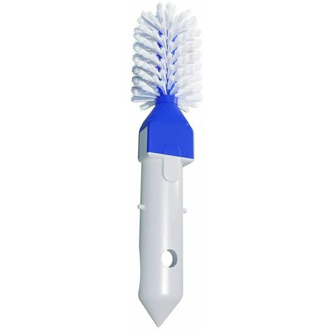 Brosse d'angles piscine en PVC aspirante se fixe sur le manche