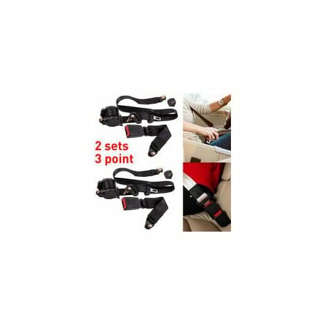 1 pièce ensemble 3 points ceinture de sécurité rétractable camion bus ceinture de sécurité