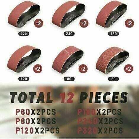 5x Klingspor Tissu Bande Abrasive Güde Gbts 400 Ponceuse à