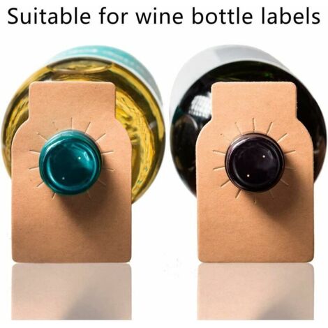150 Étiquettes De Cave à Vin Réutilisables - Double Face Pour Goulot De Bouteille, Organisation De Cave