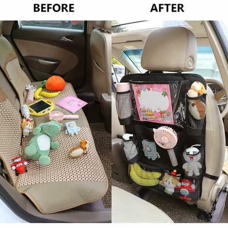 Protection dossier siège auto anti-trace de pieds enfant en PVC transparent