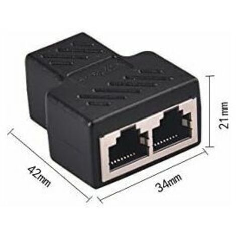 Connecteur RJ45 CAT5 Cristal, 50 Pièces, Connecteur Modulaire Réseau