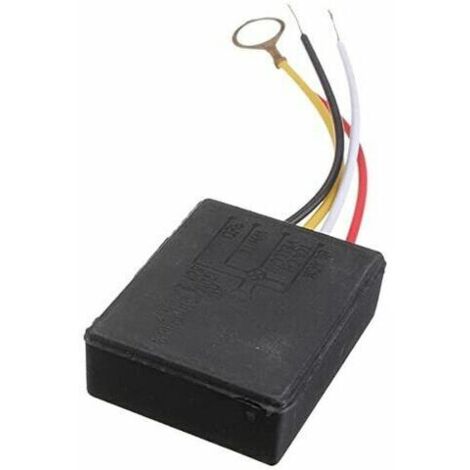 Module Interrupteur Tactile 220V Pour Lampe LED Ou Incandescente - Noir - Neuf, Origine Chine
