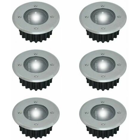 Spots encastrables X6 - Extérieur - Couvercle inox - Pour Ampoule