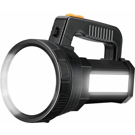L50 Lampe de poche LED Ultra Puissante, Rechargeable 1200 Lumens Étanche  avec Fonction Mémoire Tactique Militaire Lampe Torche, 5 Modes, pour le  camping, la randonnée, D'urgence