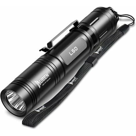Lampe de poche rechargeable USB puissante XHP100 LED lampe de poche, 10000  lumens élevés zoomable EDC