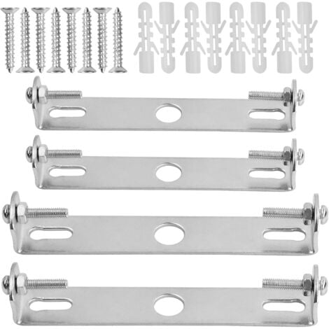 LaBlanc - 4 Pièces Support de Fixation Plafonnier 90mm/105mm Luminaires Support de Plaque de Plafond Plaques de Lampe de Plafond pour Plafonnier de Bureau à Domicile