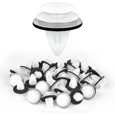 50 Clips De Fixation Auto Universels - Agrafes Pour Garnitures Peugeot 308, 508, C4, Etc.