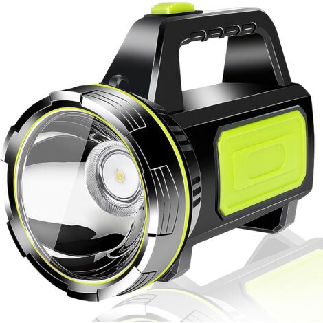Lampe Torche LED Super Lumineuse 1200lm - IPX4 Étanche, 1000mAh, Rechargeable USB-C