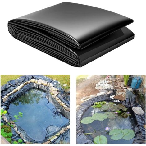 Bâche Pour Bassin De Jardin - Liner étang 1,2x2 M, 0,2 Mm - Imperméable, Protection UV - Pour Fontaine, Cascade, Piscine
