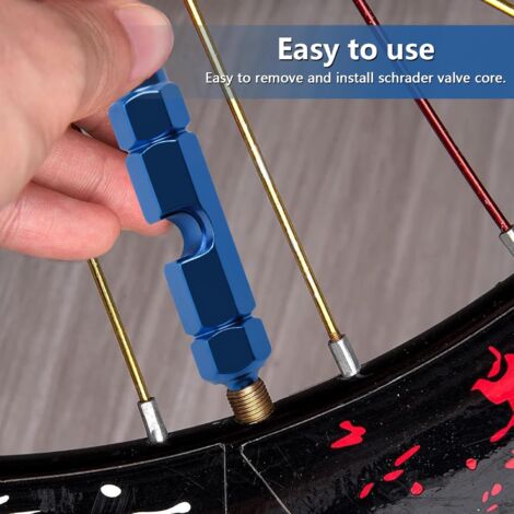 Kit Adaptateur Valve Multifonction - Pour Pompe à Air, Pneus Voiture/Vélo Et Ballons - Portable Cuivre