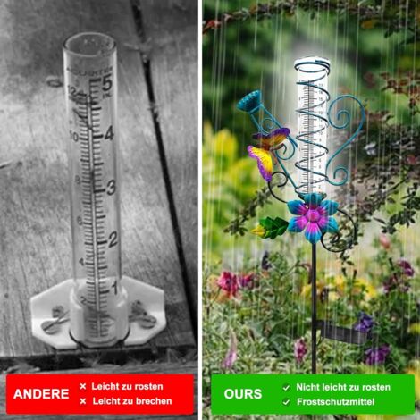 Pluviomètre Papillon Tuyau De Pluviomètre Jauge D'eau De Pluie