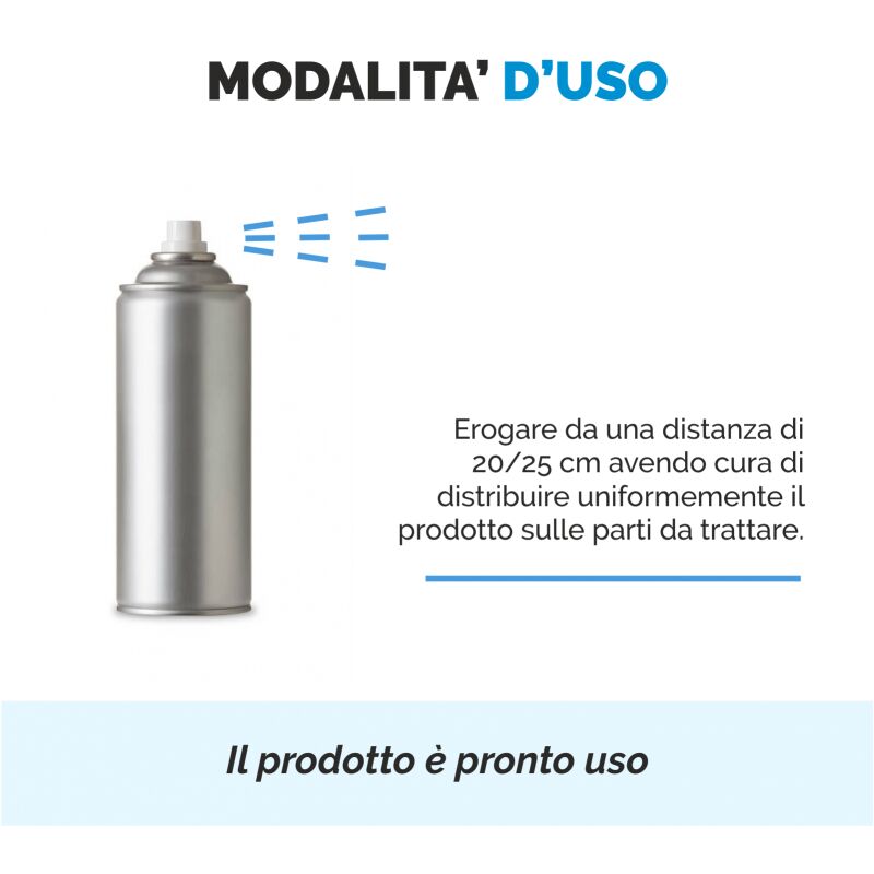 LUCIDANTE PROTETTIVO SPRAY PER ACCIAIO INOX DA 400 ML